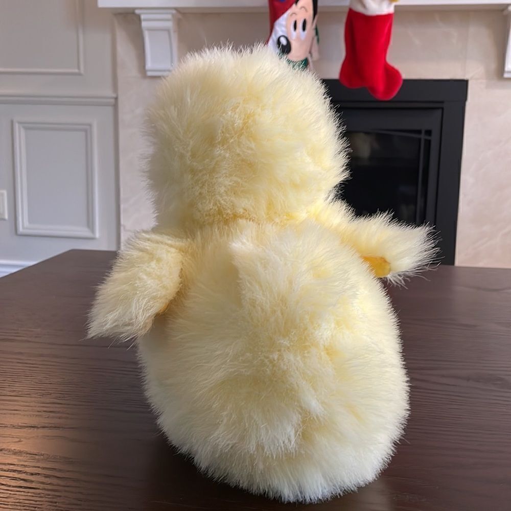 Large Fluffy Yellow Chick 11” long 13” tall Baby Chicken Excellent Used Conditi… - Picture 4 of 7